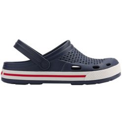 Chodaki Coqui Lindo W 6413-100-2132 niebieskie. Niebieskie klapki damskie bez wzorów, sportowe, bez obcasa. Za 153.29 zł.