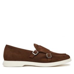 Mokasyny BOSS. Brązowe mokasyny męskie Boss. Za 579.99 zł.
