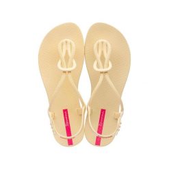 Sandały plażowe damskie Ipanema Trendy Fem. Żółte sandały damskie Ipanema, bez wzorów, z materiału, bez obcasa, bez zapięcia. Za 168.00 zł.