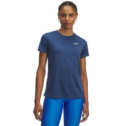Skarpetki damskie z melanżem Under Armour Tech. Niebieskie skarpety damskie Under Armour, bez wzorów, z materiału. Za 179.00 zł.