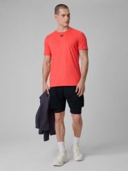 4F Spodenki treningowe szybkoschnące męskie - czarne S. Czarne krótkie spodenki sportowe męskie 4f, m, bez wzorów, na fitness i siłownię. Za 169.99 zł.