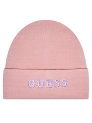 Guess Czapka AW9251 WOL01 Różowy. Czerwone rękawiczki damskie Guess, na zimę, z aplikacjami, z materiału. Za 149.99 zł.