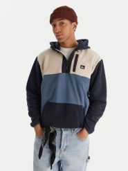 Quiksilver Polar Ocean View Mix Up EQYPF03073 Granatowy Comfort Fit. Niebieskie bluzy męskie Quiksilver, m, bez wzorów, z polaru, bez kaptura. Za 419.99 zł.