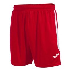 Szorty Joma Glasgow. Białe krótkie spodenki sportowe męskie Joma, m, bez wzorów, z materiału, do piłki nożnej. Za 88.85 zł.