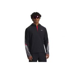Bluza z kapturem Under Armour Velociti Storm. Czarne bluzy męskie Under Armour, l, bez wzorów, z materiału, z kapturem, na fitness i siłownię. Za 340.50 zł.