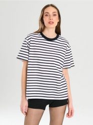 Bawełniana koszulka basic - wielobarwny. T-shirty damskie Sinsay, l, bez wzorów, z bawełny, bez kołnierzyka. Za 19.99 zł.