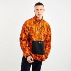 Męska bluza Puma Double Vision z kapturem. Czarne bluzy męskie Puma, m, bez wzorów, z bawełny, z kapturem. Za 306.99 zł.