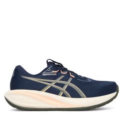 Buty do biegania Asics. Niebieskie buty sportowe męskie Asics, bez zapięcia, do biegania. Za 659.99 zł.