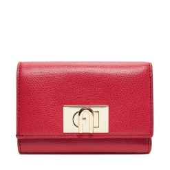 Portfel Furla. Czerwone portfele damskie Furla, bez wzorów. Za 799.99 zł.