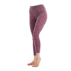 Venus - Legginsy termoaktywne (100% Merino / 230g/m²). Czerwone bielizna termoaktywna damska WOOLONA, m, bez wzorów, z wełny, bez ramiączek. W wyprzedaży za 351.00 zł.