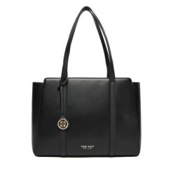 Torebka Nine West. Czarne torebki do ręki damskie Nine West, bez wzorów, klasyczne, bez dodatków. Za 249.99 zł.
