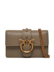 Pinko Torebka Love One Micro C . AI 24-25 PCPL 100064 A0F1 Szary. Szare torebki do ręki damskie Pinko, bez wzorów, ze skóry, wizytowe, bez dodatków. Za 749.99 zł.