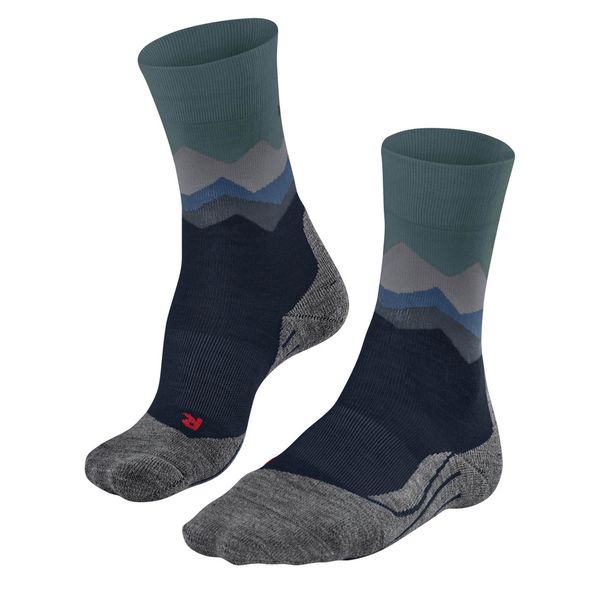 Skarpetki Falke Tk2 Crest. Niebieskie skarpety męskie Falke, bez wzorów, z materiału. Za 161.50 zł.