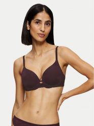 Triumph Biustonosz z fiszbiną Amourette Charm 10214459 Bordowy. Czerwone biustonosze Triumph, bez wzorów, z syntetyku. Za 130.90 zł.