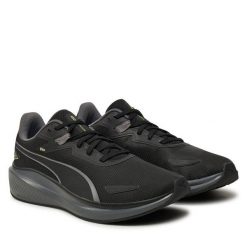 Buty do biegania Puma. Czarne buty sportowe męskie Puma, bez zapięcia, do biegania. Za 219.99 zł.