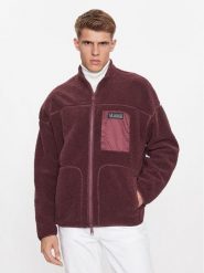 Armani Exchange Polar 6RZMJD ZJDLZ 14AU Bordowy Regular Fit. Czerwone bluzy męskie Armani Exchange, m, bez wzorów, z polaru, bez kaptura. Za 479.99 zł.
