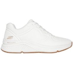 Adidasy Skechers Bobs Arch Comfort B, Kobiety. Białe obuwie sportowe damskie Skechers, bez wzorów, z materiału, na fitness i siłownię. Za 354.00 zł.