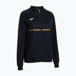 Bluza do biegania damska Joma Record III Full Zip. Czarne bluzy sportowe damskie Joma, m, bez wzorów, bez kaptura, do biegania. Za 129.99 zł.