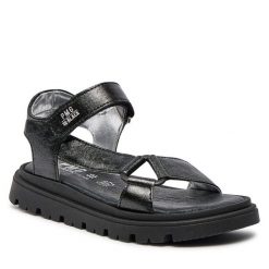 Sandały Primigi. Czarne sandały dziewczęce Primigi, bez zapięcia. Za 259.99 zł.