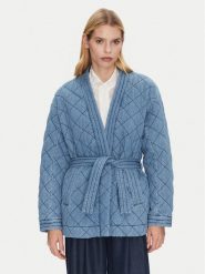 Munthe Kurtka jeansowa Fridolf 251153425108 Niebieski Relaxed Fit. Niebieskie kurtki damskie Munthe, bez wzorów, z bawełny, bez kaptura. Za 1,239.00 zł.