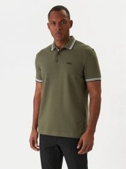 BOSS Polo Paddy 50469055 Khaki Regular Fit. Brązowe koszulki polo męskie Boss, m, bez wzorów, z bawełny, bez ramiączek. Za 449.99 zł.