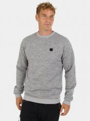 Sweter męski Fundango Randall. Szare swetry przez głowę męskie Fundango, l, bez wzorów, z materiału, bez kołnierzyka. Za 299.00 zł.