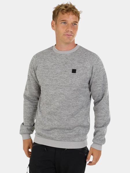 Sweter męski Fundango Randall. Szare swetry przez głowę męskie Fundango, l, bez wzorów, z materiału, bez kołnierzyka. Za 299.00 zł.