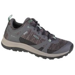 Buty trekkingowe damskie, Keen Terradora II WP. Niebieskie obuwie sportowe damskie Keen, przed kostkę, trekkingowe. Za 419.99 zł.