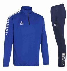 Bluza męska poliestrowa rozpinana Select ARGENTINA 1/2 ZIP niebieska. Niebieskie bluzy męskie Select, m, bez wzorów, z gumy, bez kaptura. Za 224.25 zł.