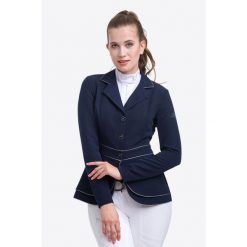 Kurtka pokazowa Softshell damska Venice - Double Front Panel Technology. Niebieskie kurtki damskie CAVALLIERA, xl, bez wzorów, z softshellu, bez kaptura. W wyprzedaży za 1,021.50 zł.