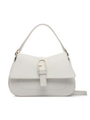 Furla Torebka Flow WB00996-BX2045-1704S-1007 Écru. Torebki do ręki damskie Furla, bez wzorów, ze skóry, bez dodatków. Za 1,199.00 zł.