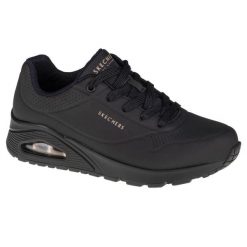 Tenisówki Skechers Model Uno -stand On Air Kolor Czarny. Czarne obuwie sportowe damskie Skechers, bez wzorów, z materiału, sportowe, bez zapięcia. Za 376.00 zł.
