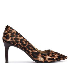 Szpilki MICHAEL Michael Kors. Brązowe szpilki damskie MICHAEL Michael Kors, bez wzorów, bez obcasa, bez zapięcia. Za 679.99 zł.