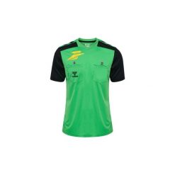 Koszulka Hummel FFHB New Referee 2025/26. Zielone koszulki sportowe męskie Hummel, s, bez wzorów, bez kołnierzyka, bez ramiączek, do piłki ręcznej. Za 253.00 zł.