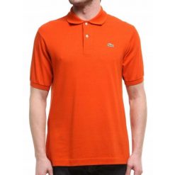 T-shirt Męski. Brązowe koszulki polo męskie Lacoste, m, bez wzorów, bez ramiączek. Za 603.99 zł.