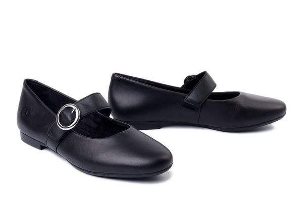 RIEKER REMONTE D0K14-00 black, baleriny damskie. Czarne baleriny damskie Rieker Remonte, bez wzorów, ze skóry, bez obcasa, na obcasie. Za 311.92 zł.