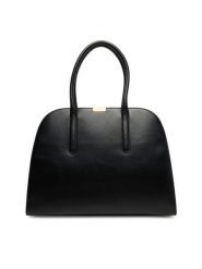 Tommy Hilfiger Torebka Iconic Leather Tote AW0AW18206 Czarny. Czarne torebki do ręki damskie Tommy Hilfiger, bez wzorów, ze skóry, bez dodatków. Za 979.99 zł.