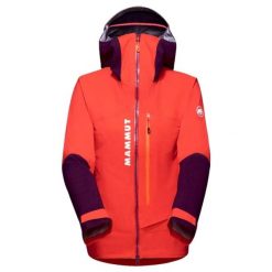Kurtka trekkingowa damska Mammut Aenergy Air HS membrana 15K hardshell. Czerwone kurtki damskie Mammut, bez wzorów, z hardshellu, bez kaptura. W wyprzedaży za 1,553.00 zł.