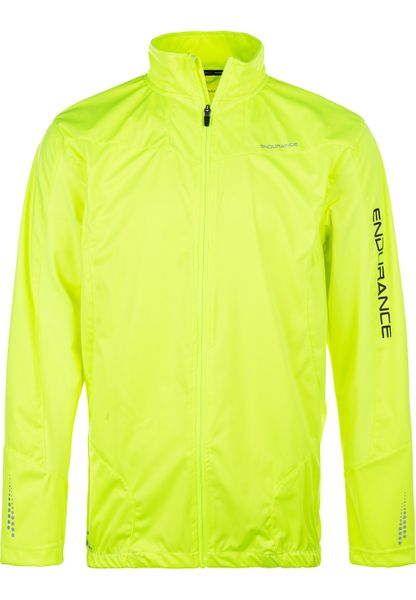Kurtka rowerowa męska Endurance Cluson Membrane. Żółte kurtki męskie Endurance, m, bez wzorów, z materiału, klasyczne, bez kaptura. Za 299.99 zł.