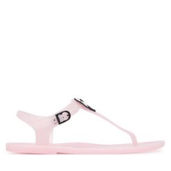 Sandały KARL LAGERFELD. Czerwone sandały dziewczęce KARL LAGERFELD, bez zapięcia. Za 231.99 zł.