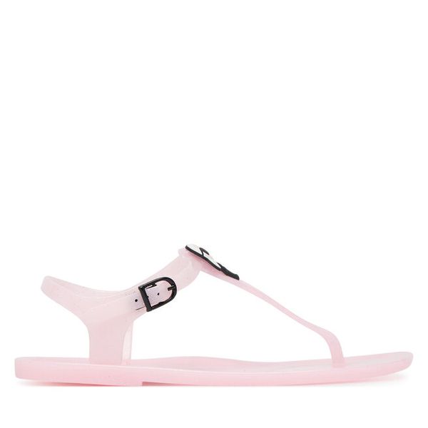 Sandały KARL LAGERFELD. Czerwone sandały dziewczęce KARL LAGERFELD, bez zapięcia. Za 163.99 zł.