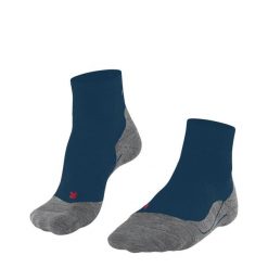 Krótkie skarpetki Falke TK5 Wander. Niebieskie skarpety męskie Falke, bez wzorów, z poliamidu. Za 118.50 zł.