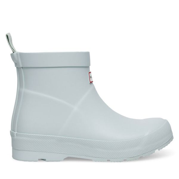 Kalosze Hunter. Niebieskie buty zimowe chłopięce Hunter, bez wzorów. Za 169.99 zł.