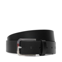 Pasek Męski Tommy Jeans. Czarne paski damskie Tommy Jeans, bez wzorów, z jeansu. Za 209.99 zł.