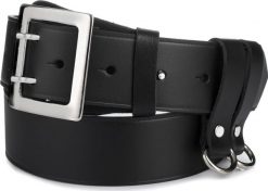 Beltimore CZARNY pasek męski oficerski solidny W34. Czarne paski damskie Beltimore, bez wzorów. Za 74.79 zł.