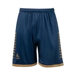 Szorty Select Player Golden. Niebieskie krótkie spodenki sportowe męskie Select, s, bez wzorów, z materiału, na fitness i siłownię. Za 119.00 zł.