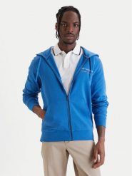 Tommy Hilfiger Bluza Brand Love MW0MW42462 Niebieski Regular Fit. Niebieskie bluzy męskie Tommy Hilfiger, m, bez wzorów, z bawełny, bez kaptura. Za 529.99 zł.