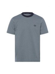 Fred Perry Koszulka Mężczyźni Bawełna niebieski, L. Niebieskie koszulki sportowe męskie Fred Perry, l, bez wzorów, z bawełny, bez kołnierzyka, bez ramiączek. Za 379.95 zł.