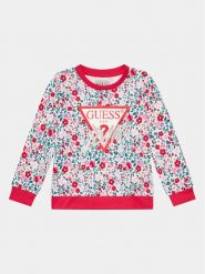 Guess Bluza K4RQ00 KA6R3 Kolorowy Regular Fit. Bluzy dla dziewczynek Guess, z aplikacjami, z bawełny, bez ramiączek, bez kaptura. Za 189.99 zł.