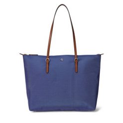 Torebka LAUREN RALPH LAUREN. Niebieskie torebki do ręki damskie Lauren Ralph Lauren, bez wzorów, klasyczne, bez dodatków. Za 379.99 zł.